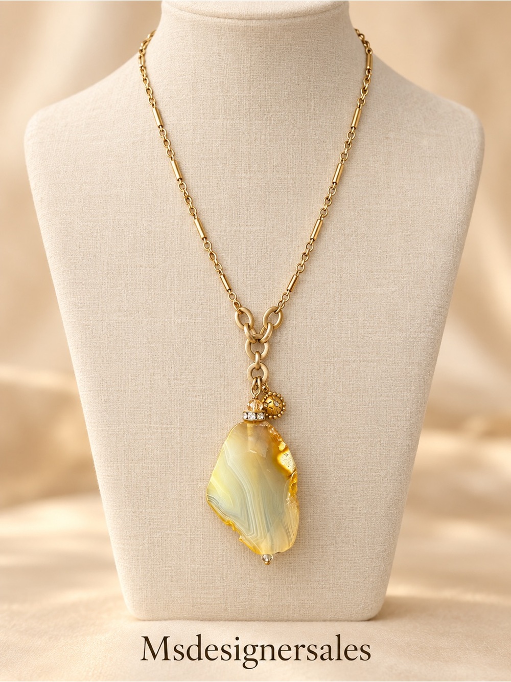 Gold-Tone Pendant Necklace